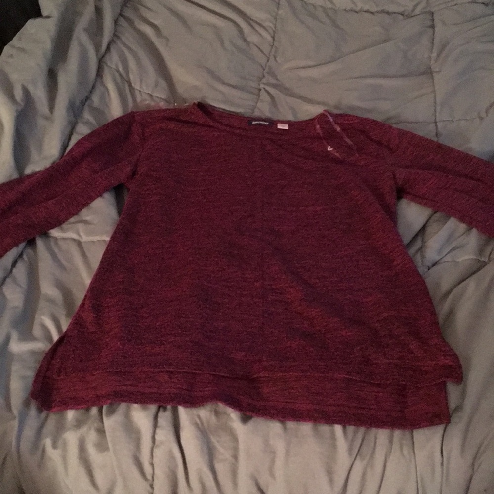 Long sleeve loose blouse